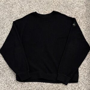 ALO Yoga triumph Black Crewneck Sweatshirt, size small